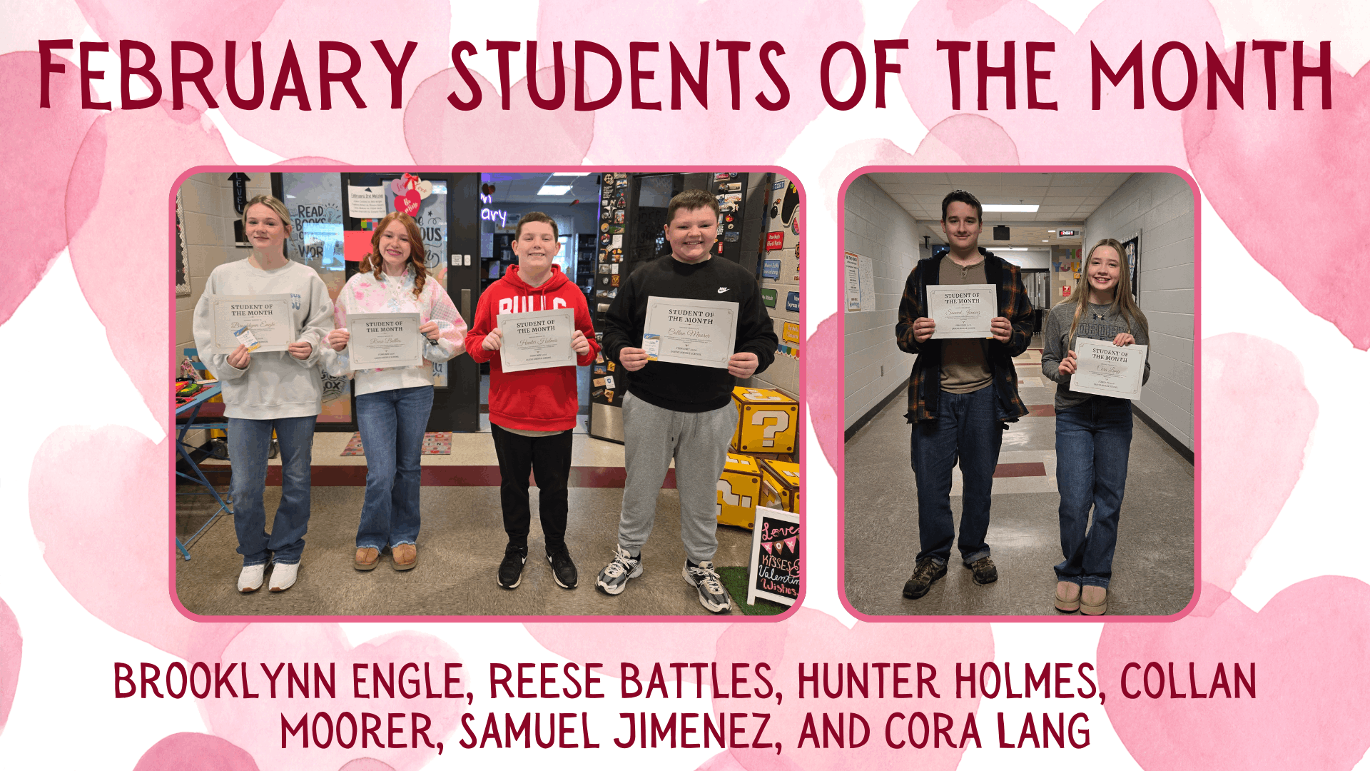 February Students of the Month